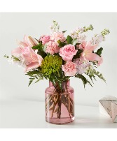 Pretty in Pink in Blush vase 