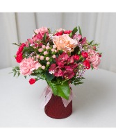 Pretty in Pink Shade of Pink Vase may vary