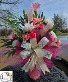 Pretty in Pink Silk Vase Arrangement  