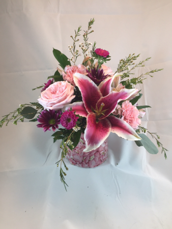 Pretty in Pink Vase