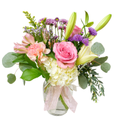 Pretty In Pink  Vase Arrangement 