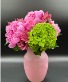 pretty in Pink Vase of Flowers