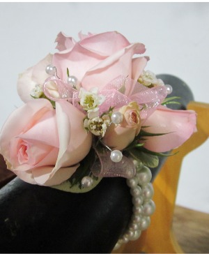 Pretty in Pink  Wristlet