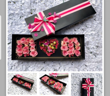 Pretty In Pinks Rose's and Chocolates