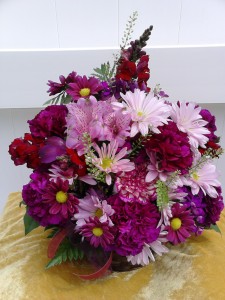 Pretty in Purple Basket  (local delivery only)
