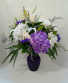 Pretty In Purple Posy Vase Vase Arrangement 