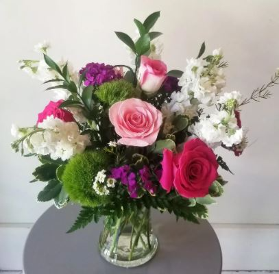 Pretty Pastel Garden- Designer's choice Vased