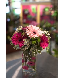 Pretty Pink Daisies  Gerbera Bouquet