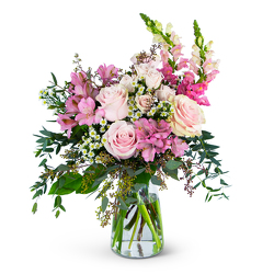 Pretty Pink Meadow Vase Arrangement 