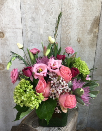 Colourful Surprise  Arrangement in a vase 