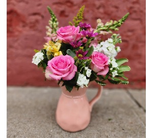 Pretty Pinks Ceramic Container 