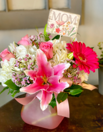 Pretty pinks for Mom!  