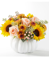 Pretty Pumpkin Floral Bouquet