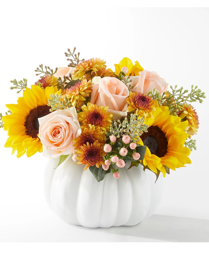 Pretty Pumpkin Floral Bouquet