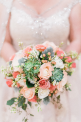 Princess and the pea Bridal bouquet 