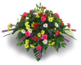 Primary Color Fresh Flower Casket Spray 