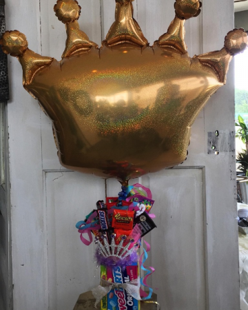 Princess Candy Pack with Crown Mylar Miss Mississippi Pageant