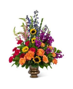 Prismatic Rays Grande Tribute Arrangement