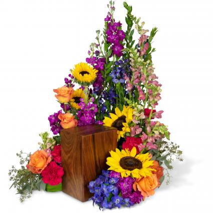 Prismatic Rays Surround Arrangement