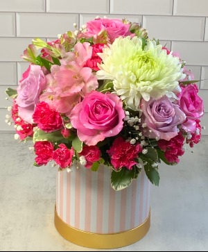 Prissy Pink Floral Box