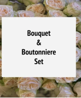 Prom Bouquet & Boutonniere Set 