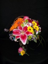 Colorful  Colorful Bridal Bouquet