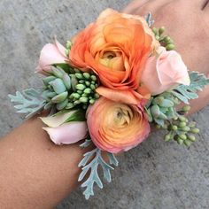 Prom Ranunculus Corsage