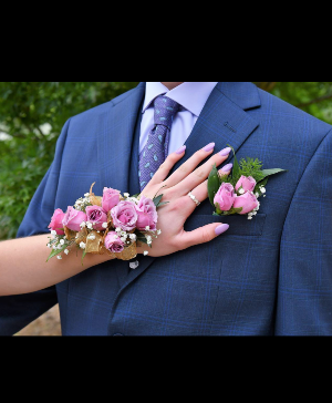 Prom special  corsage and boutonniere 