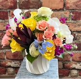 promise of Spring Compote Arrangement