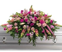 Proud in Pink Casket Spray 