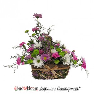 Provence Lavender Basket Basket of Flowers
