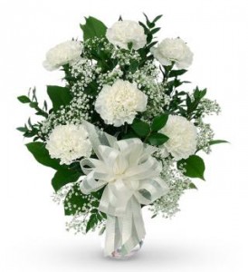 Pure Peace vase arrangement