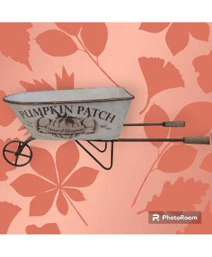 Pumpkin Patch Wheelbarrow Gift
