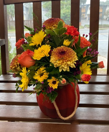 Pumpkin Time Vase in West Columbia, SC | SIGHTLER'S FLORIST