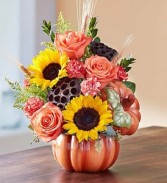 Pumpkin and Posies  Keepsake Pumpkin