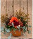 Pumpkin Around the Table Thanksgiving arrangement