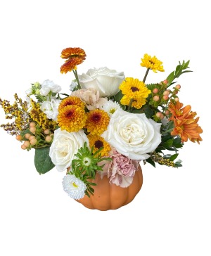 Pumpkin Blooms Fall Arrangement