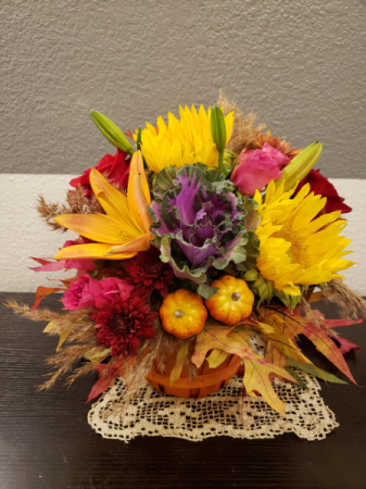 pumpkin bouquet