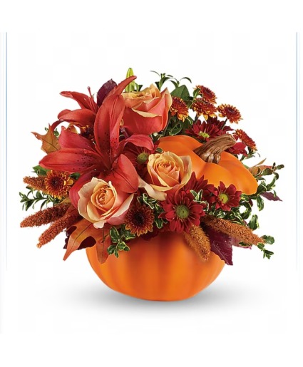 Pumpkin Bouquet Fall arrangment