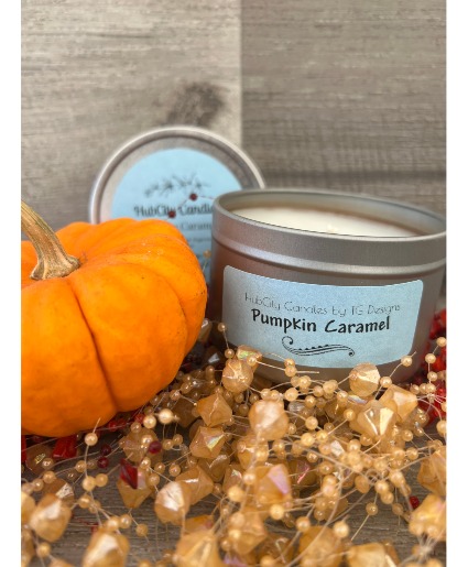 Pumpkin Caramel Candle Tin 
