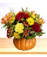 Butternut Bouquet Ceramic Pumpkin Arrangement 