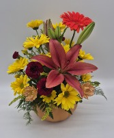 Pumpkin  Floral Bouquet