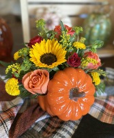 Pumpkin  Floral Design 