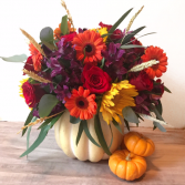 Pumpkin Flower Arrangement 1 