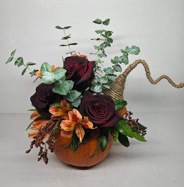Pumpkin Funk Fresh Pumpkin Arrangement in Kamloops, BC | Lily Lane Florals