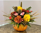 Pumpkin Harvest Fresh Flowers