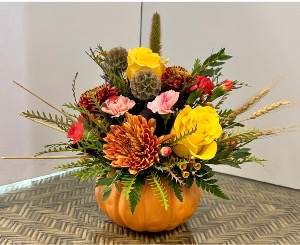 Pumpkin Harvest Fresh Flowers