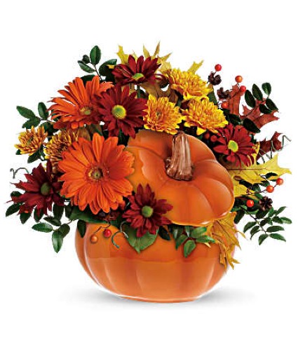 Pumpkin Harvest Fresh Arrangement