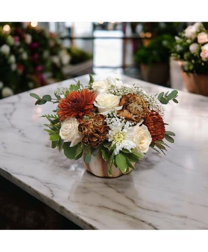 Pumpkin Latte Flower Arrangement