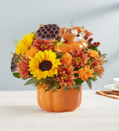 Pumpkin Basket Arrangement Pumpkin Basket Arrangement